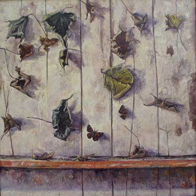 weight of leaves and butterflies
